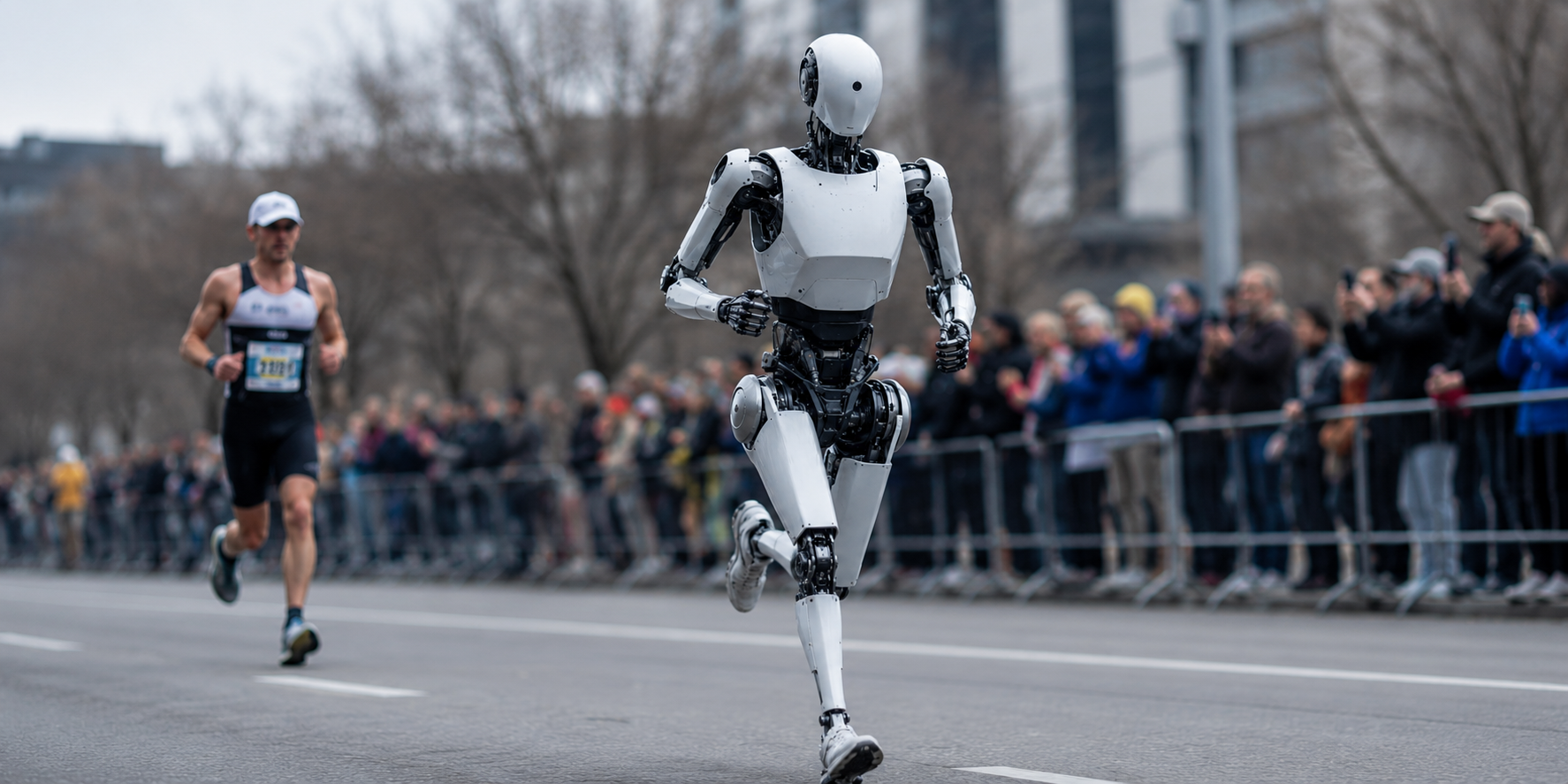 Honor Lightning Humanoid Runs Half-Marathon in 50:26, Beating Human Record