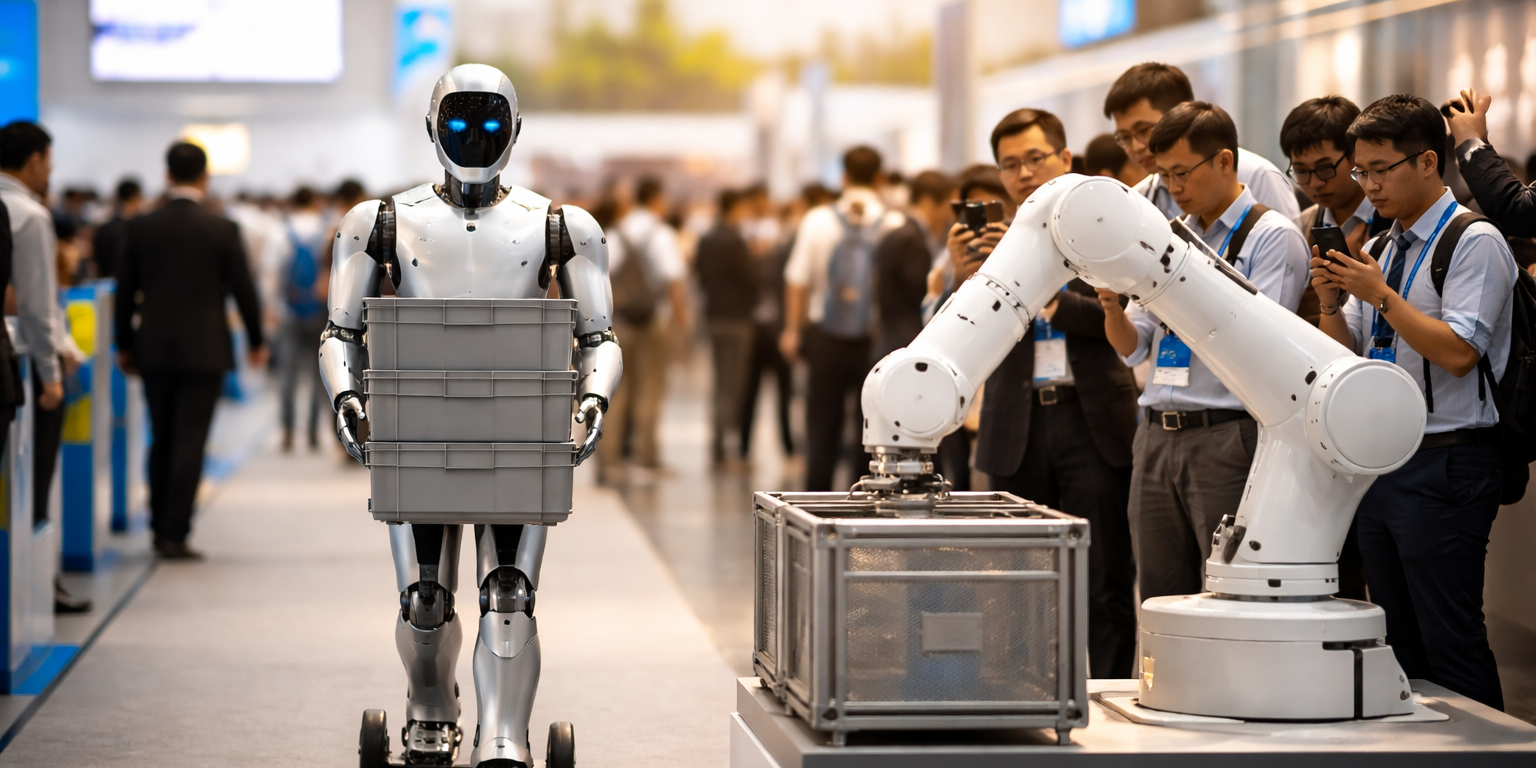 JAKA Robotics Kargo50 Wheeled Humanoid and 50 kg Zu50 Cobot Debut in Shanghai