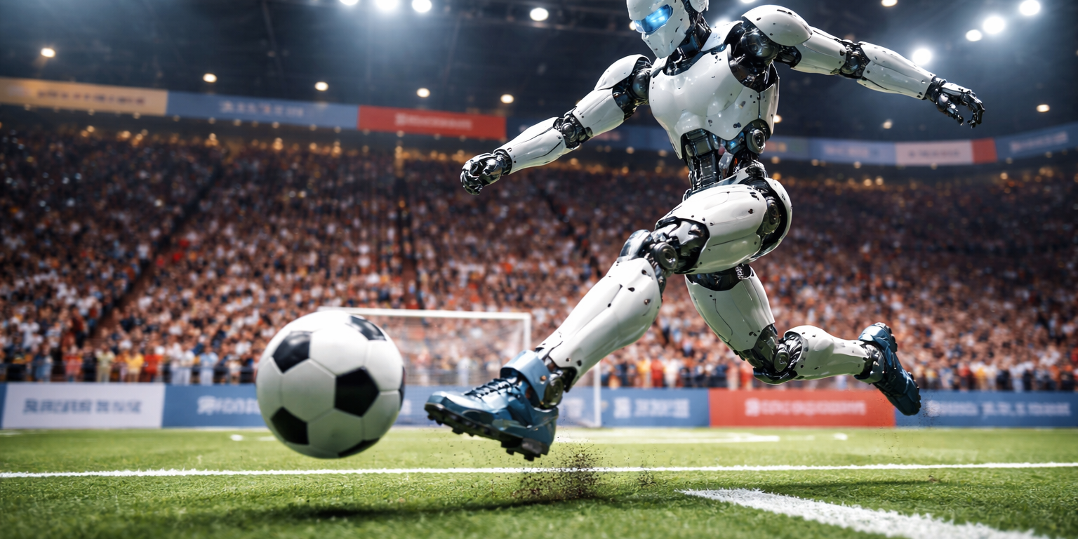 Eight Chinese Teams Compete in Autonomous Humanoid Penalty Shootout at MWC Shanghai