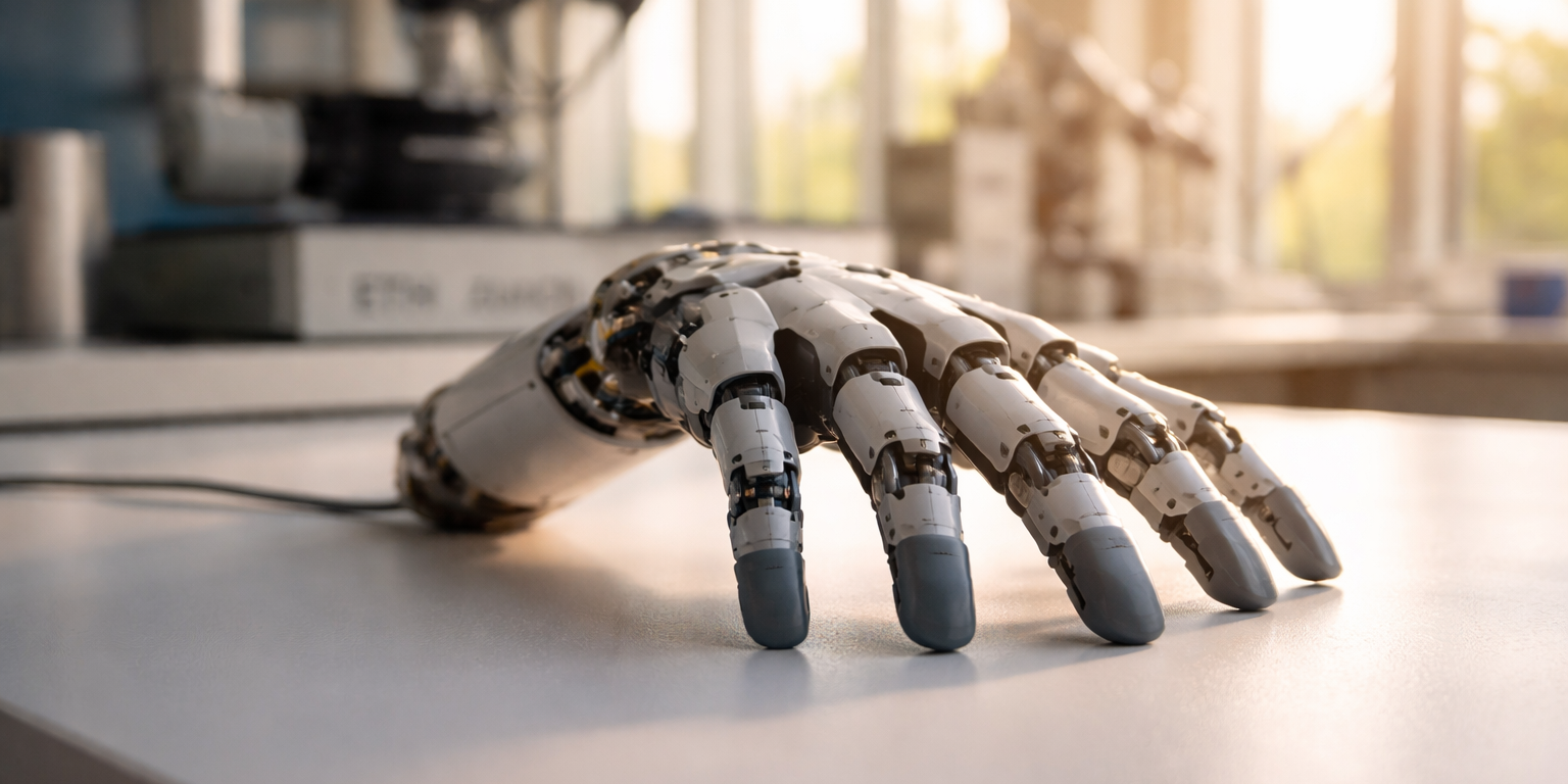 ETH Zurich's Soft Robotics Lab Builds Autonomous Crawling Hand Without Robot Arm