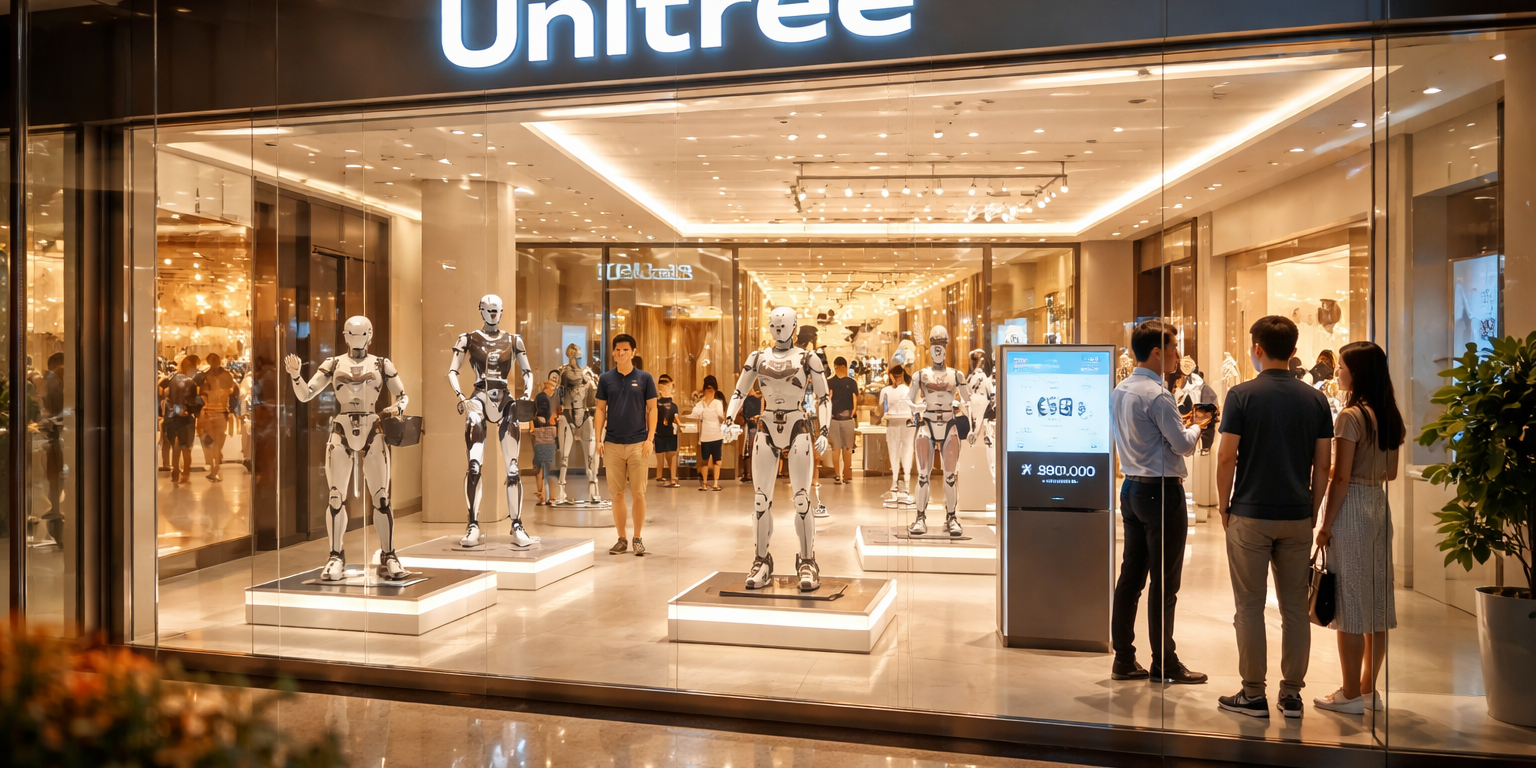 Unitree and AgiBot Open Retail Stores in Chinese Shopping Districts