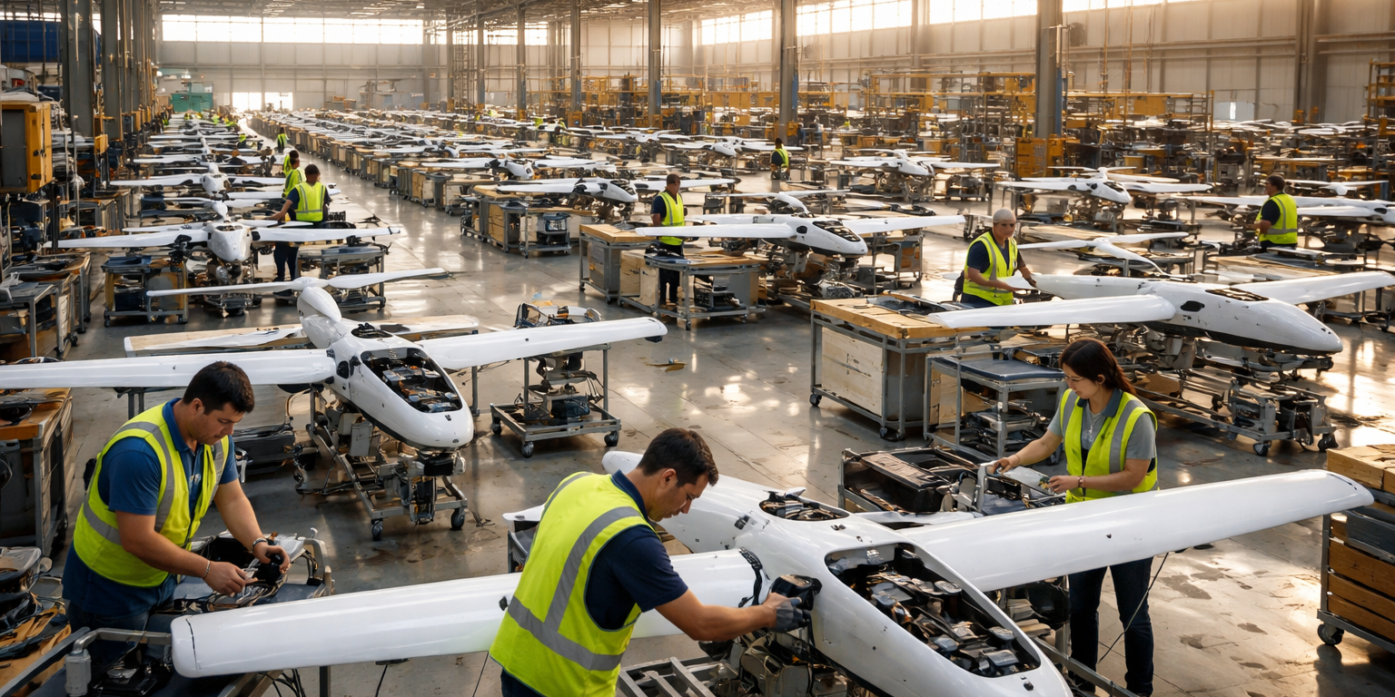 Manna Opens 1,000-Employee Drone Factory in Tulsa for US Expansion