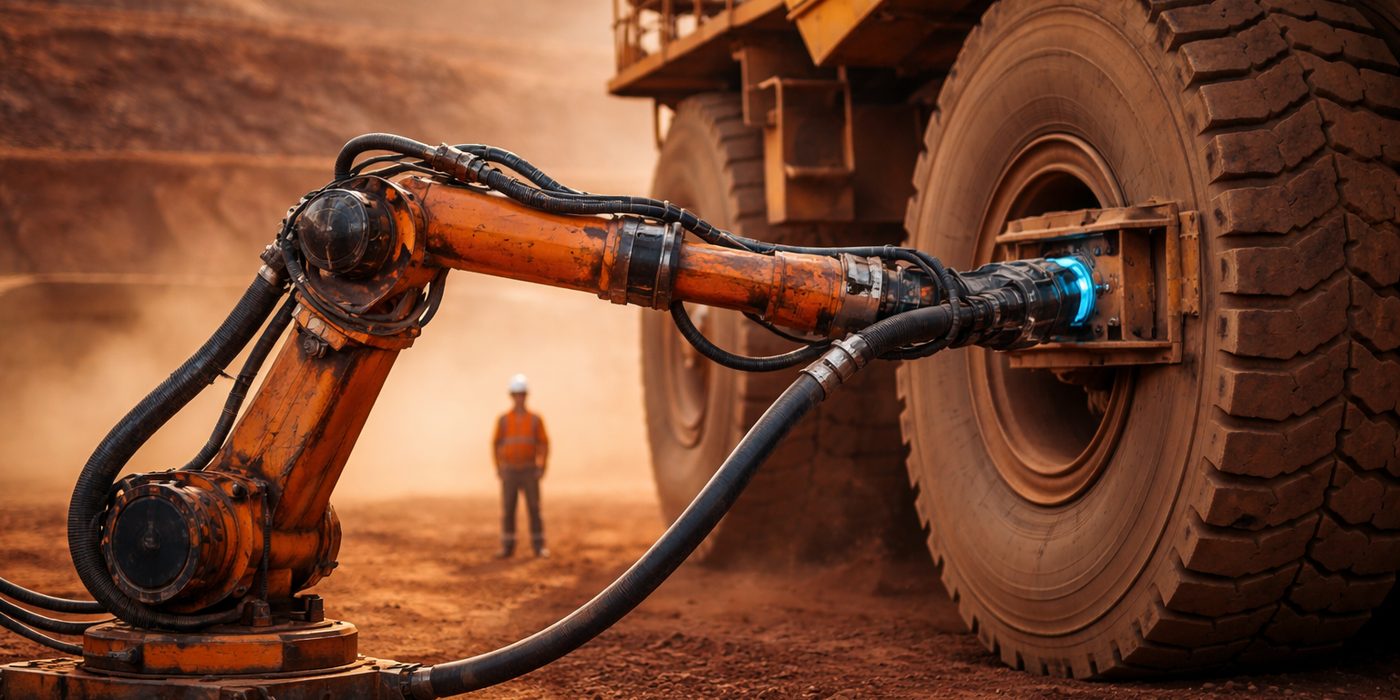 Fortescue Deploys KUKA Welding Robots to Plug In 240-Tonne Haul Trucks