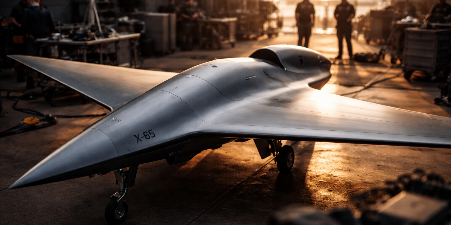 DARPA X-65 Drone Completes Wing Integration After Two-Year Delay