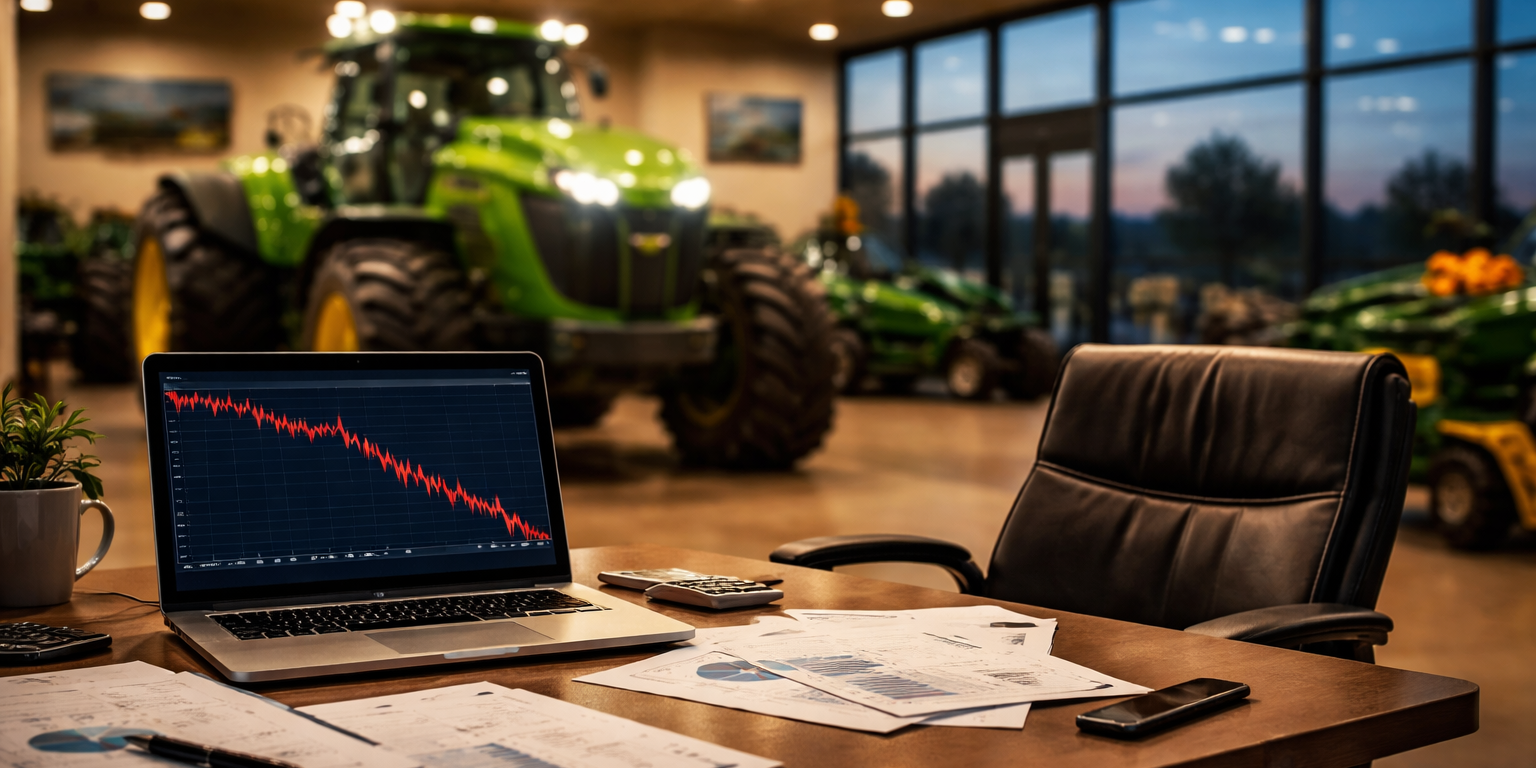 Deere Drops 8% on Lowered Price Target as Agriculture Market Weighs on Automation Push