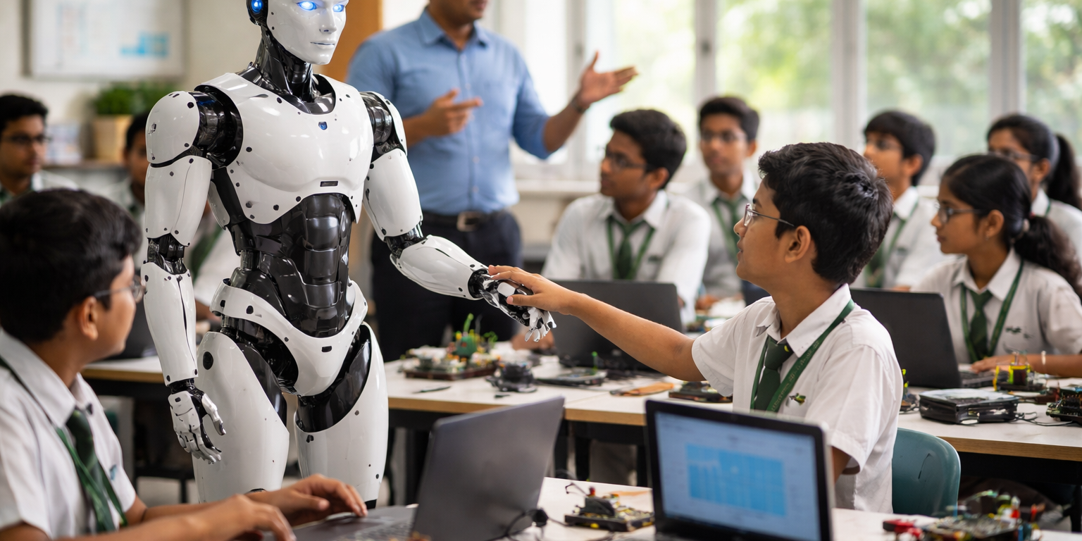 DPS Ruby Park Deploys Humanoid Robot in New AI-Robotics Lab