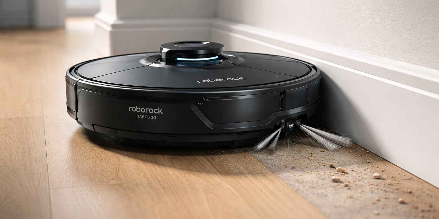 Roborock Saros 20 Sets New Performance Bar for Edge-Cleaning Geometry