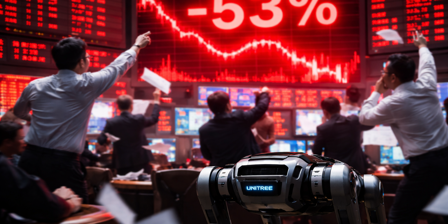 Unitree Shares Fall 53% From $66B IPO Valuation in Shanghai Debut