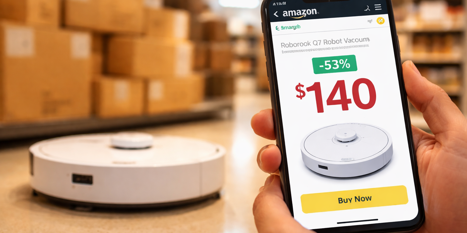 Roborock Q7 L5 Drops to $140 on Amazon as Consumer Robot Vacuum Market Contracts