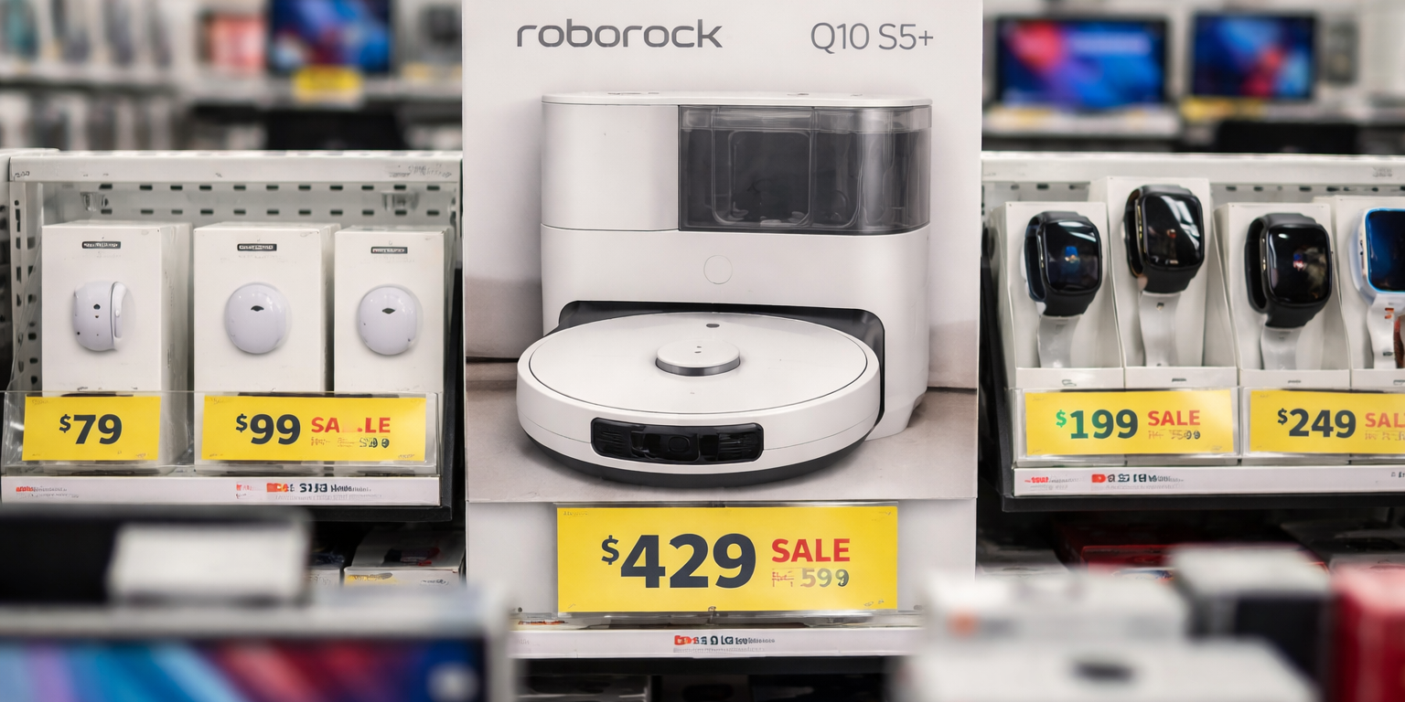 Roborock Q10 S5+ Listed in Major Retailer Discount Wave Alongside Consumer Electronics
