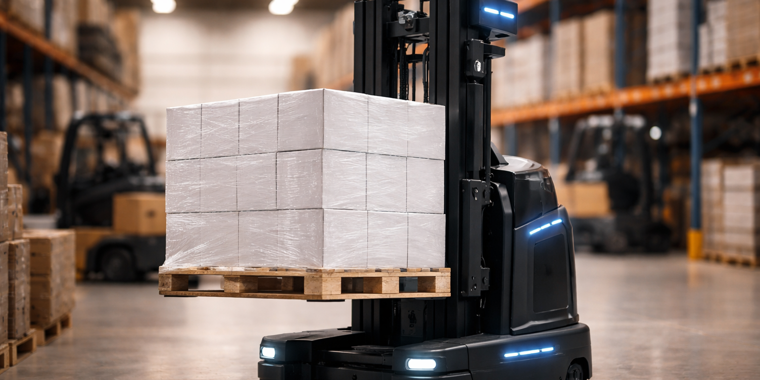 Pudu Robotics MP2000 Autonomous Forklift Targets 2,000 kg Payloads