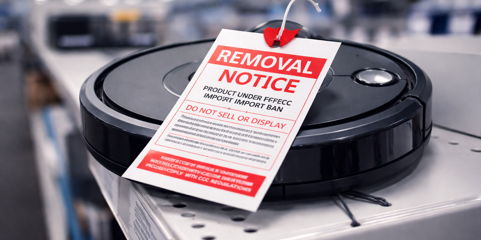 FCC Robot Import Ban Blocks Major Vacuum Brands Under New Hardware Rules