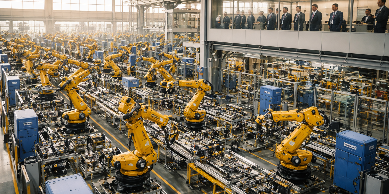 Nvidia Expands Japan Robotics Partnerships with Fanuc, Yaskawa, Komatsu